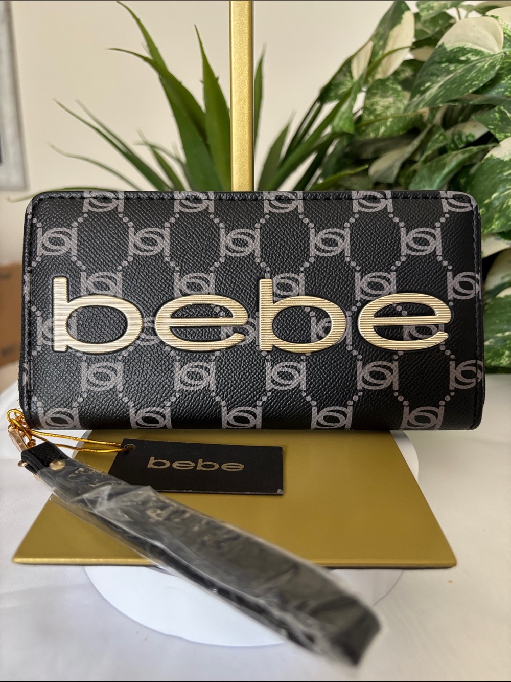 bebe Black Wallet